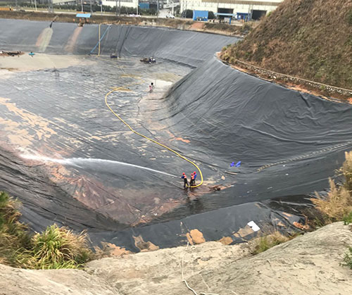 蓬莱废水池清理